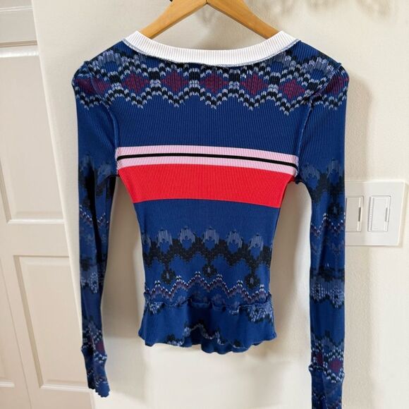 Free People Movement Rally Printed Layer
In  Swim Club Fairisle Combo M NWOT - Picture 13 of 13